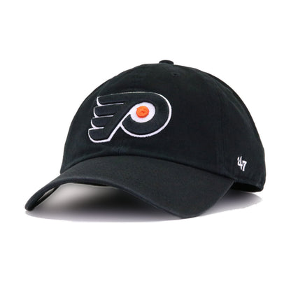 Philadelphia Flyers Black 47 Brand Clean Up Dad Hat