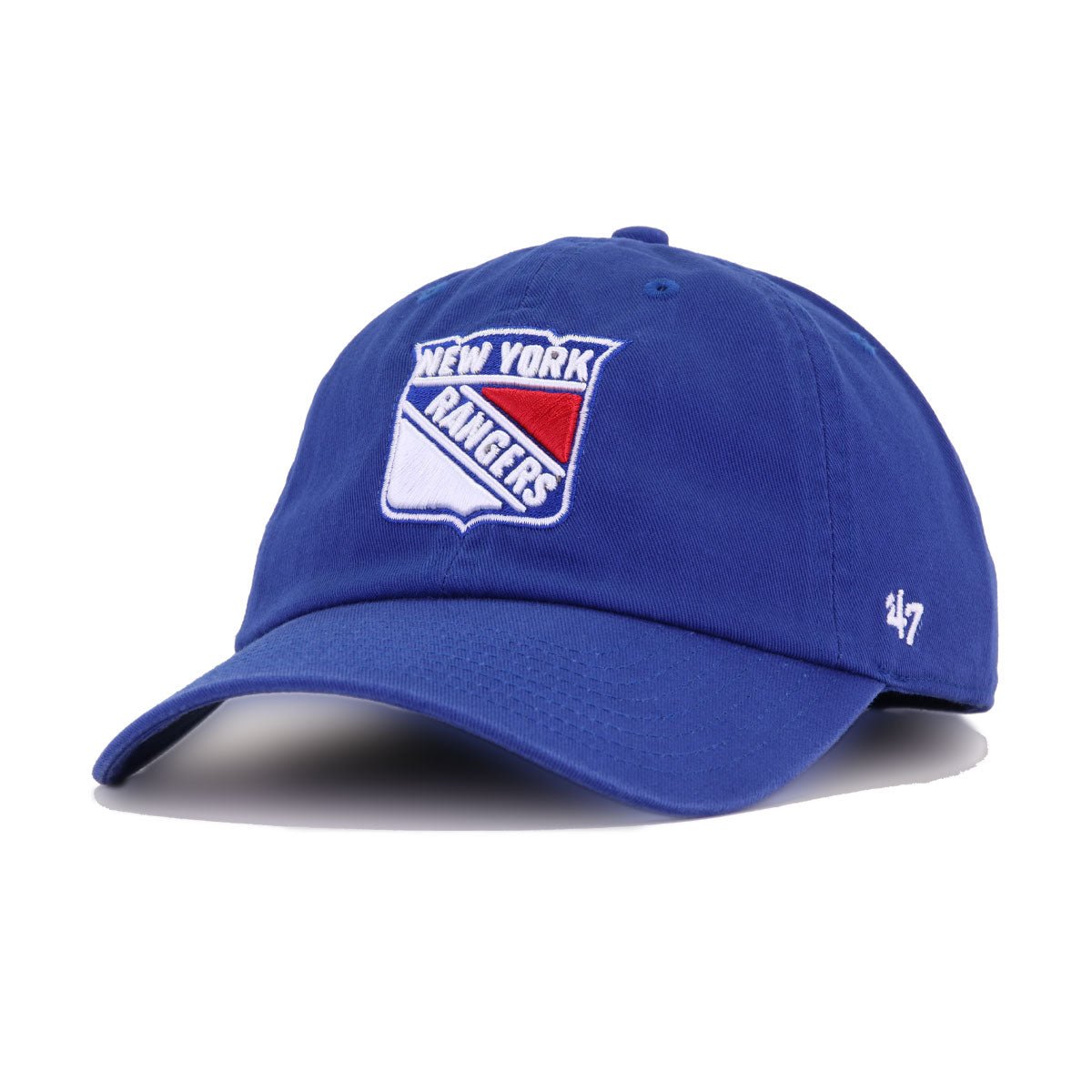 New York Rangers Light Royal Blue 47 Brand Clean Up Dad Hat