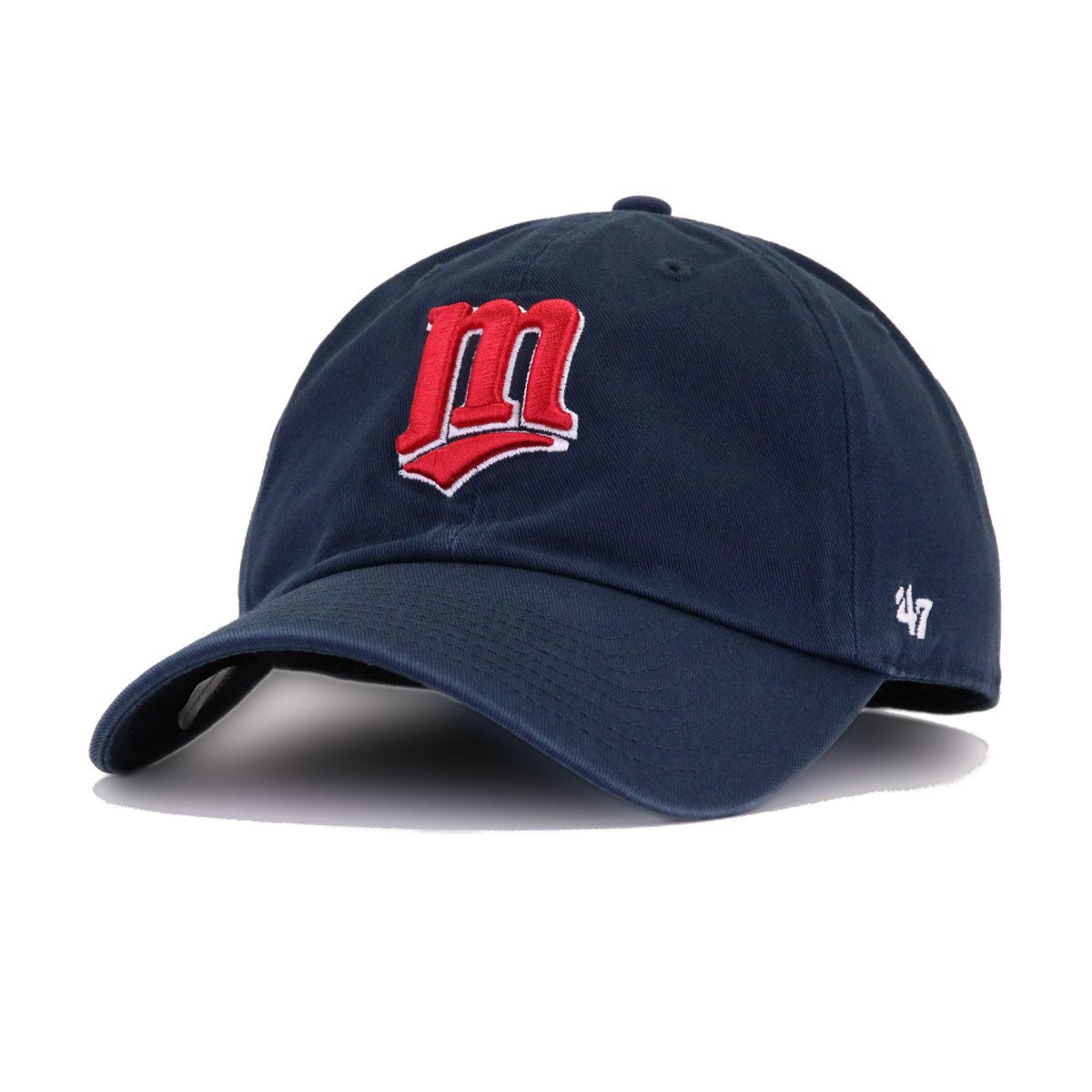 Minnesota Twins Navy Cooperstown 47 Brand Clean Up Dad Hat