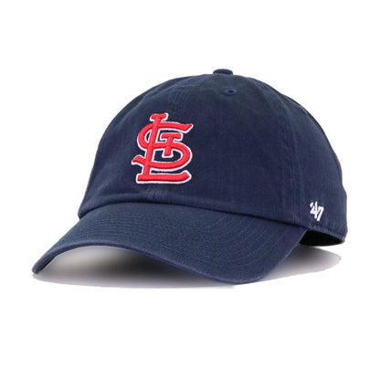 St Louis Cardinals Navy 47 Brand Clean Up Dad Hat