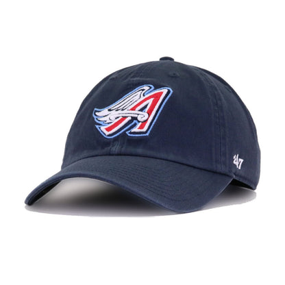 Los Angeles Angels Navy Cooperstown 47 Brand Clean Up Dad Hat