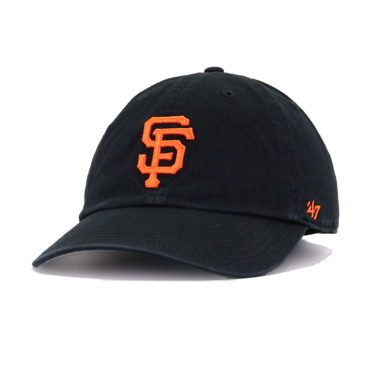 San Francisco Giants Black 47 Brand Clean Up Dad Hat