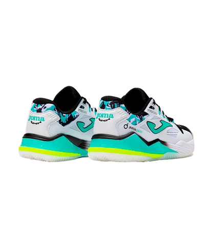 Padel Shoes Joma Spin Men 2542 White Turquoise 2025