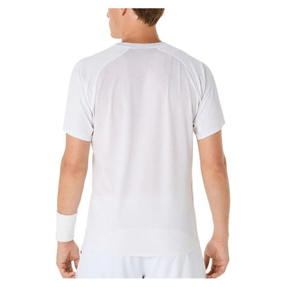 Men's Match ACTIBREEZE Short Sleeve Tennis Top Brilliant White