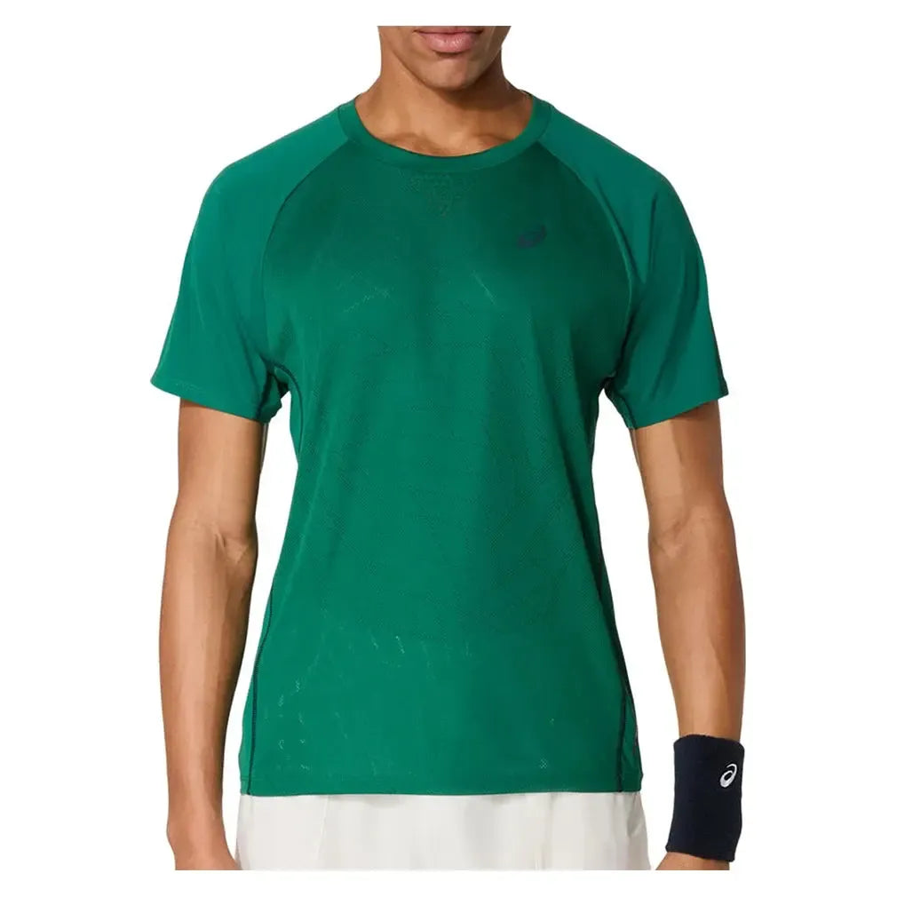 Men's Match Actibreeze Short Sleeve Tennis Top-Apparel-Asics-2041A320_500-Tennis Express