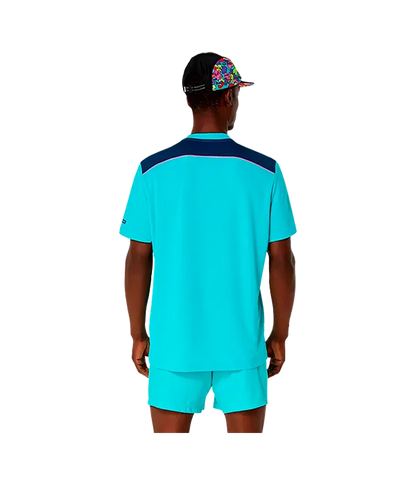 Camiseta Asics Padel Court SS Energy Aqua 2025