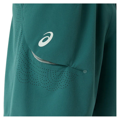 Men's Match Laser Cut 7 Inch Tennis Short Dark Neptune