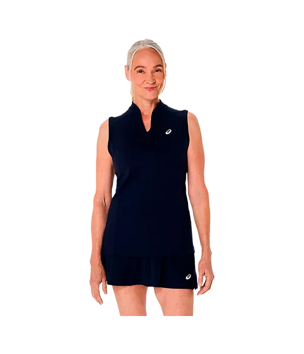 Camiseta Asics Court Tank Mujer Midnight 2025