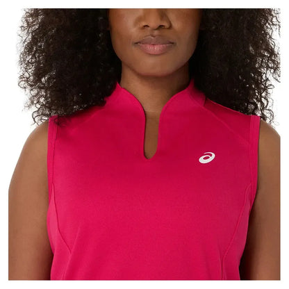 Women's Court Tennis Tank Bright Rose
