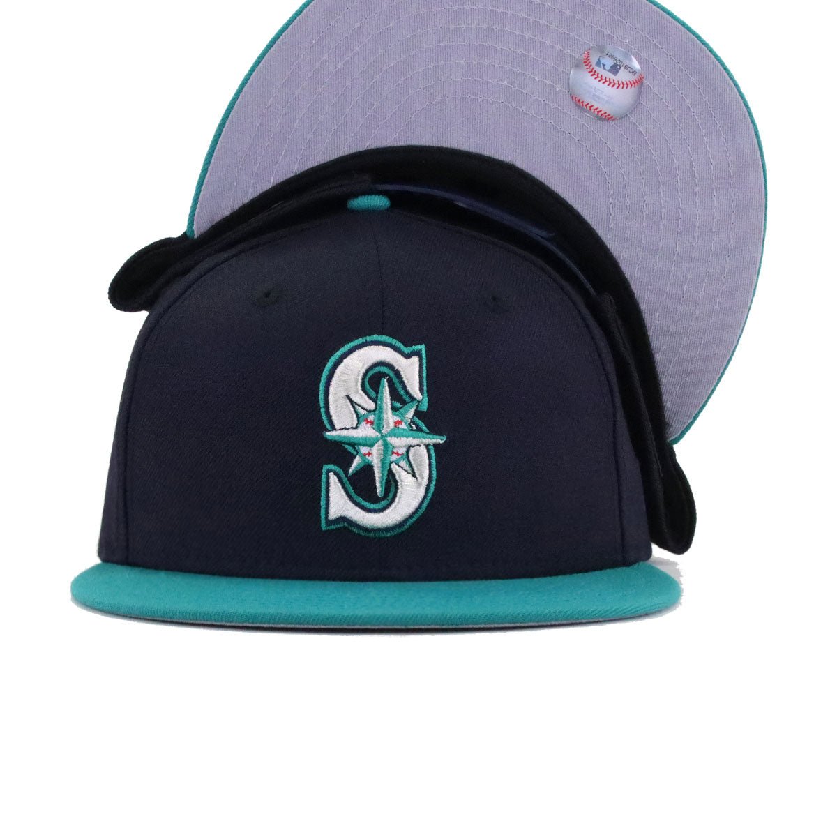Seattle Mariners Navy Northwest Green New Era 9Fifty Snapback