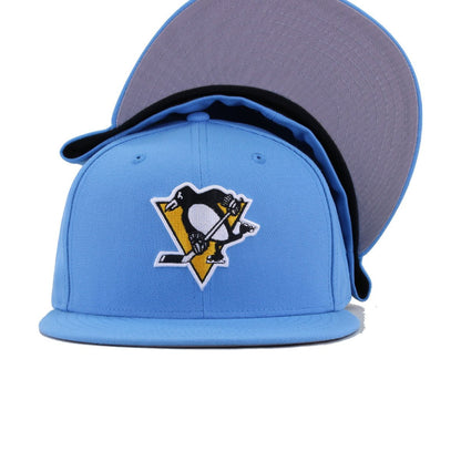 Pittsburgh Penguins Radiant Blue New Era 59Fifty Fitted