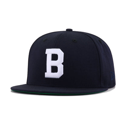 Boston Braves Navy 1948 NL Champions Green Bottom New Era 59Fifty Fitted