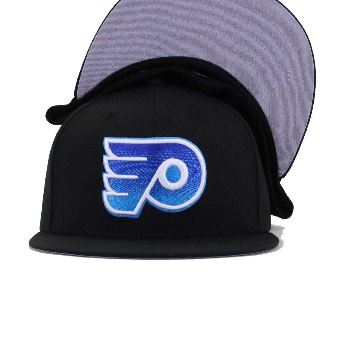 Philadelphia Flyers Black BLUE GRADIENT New Era 59Fifty Fitted