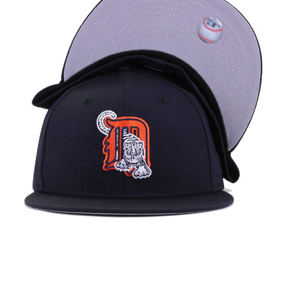 Detroit Tigers Navy White Tiger New Era 59Fifty Fitted