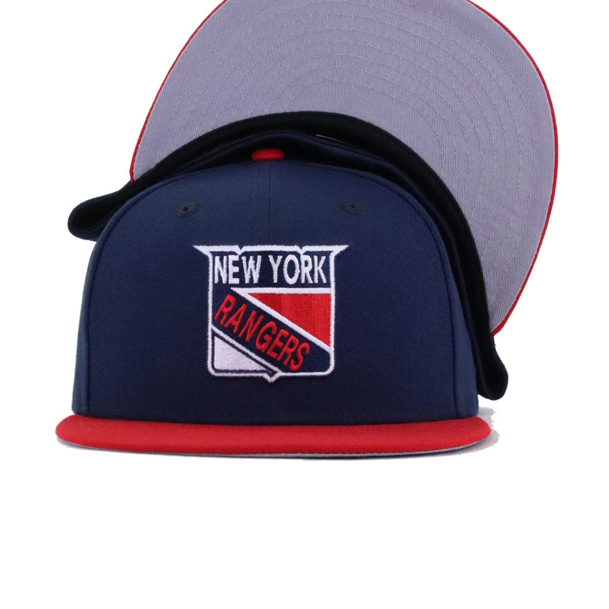 New York Rangers Oceanside Blue Scarlet 1967 New Era 59Fifty Fitted