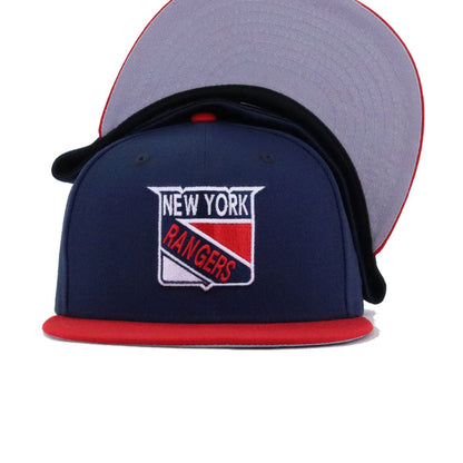 New York Rangers Oceanside Blue Scarlet 1967 New Era 59Fifty Fitted