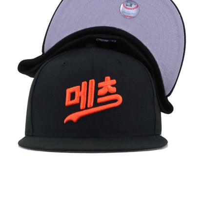 New York Mets Black MECCHU New Era 59Fifty Fitted