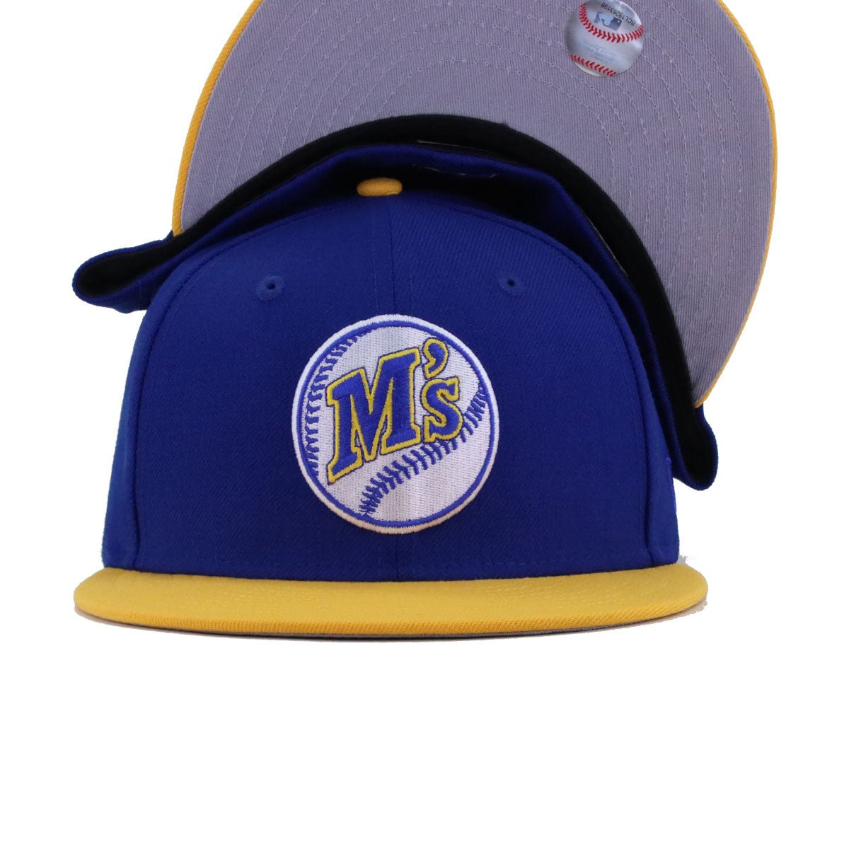 Seattle Mariners Light Royal Blue A Gold 1987 ALT New Era 59Fifty Fitted