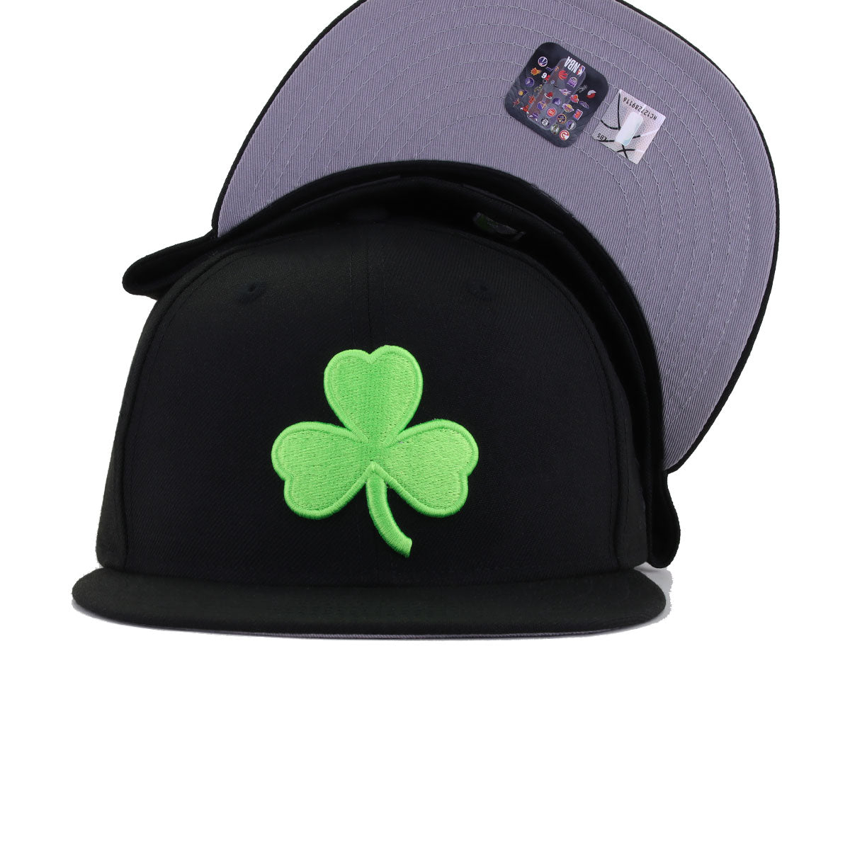Boston Celtics Black ACTION GREEN New Era 59Fifty Fitted