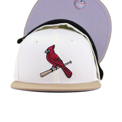St Louis Cardinals Chrome Khaki PBJ New Era 59Fifty Fitted