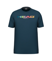 Camiseta Head Rainbow Azul Marino 2025