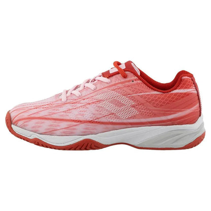 Juniors' Mirage 300 Speed Tennis Shoes Pink Cherry and All White