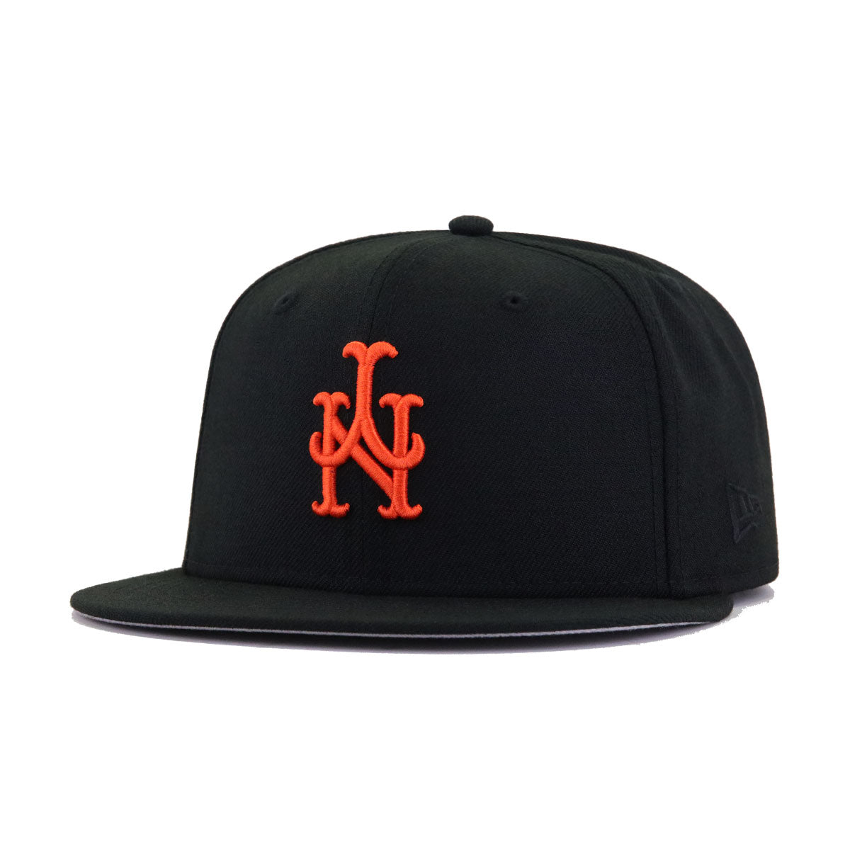 New York Mets Black Upside Down New Era 59Fifty Fitted