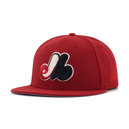 Montreal Expos H Red New Era 59Fifty Fitted