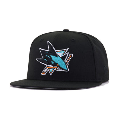 San Jose Sharks Black New Era 59Fifty Fitted
