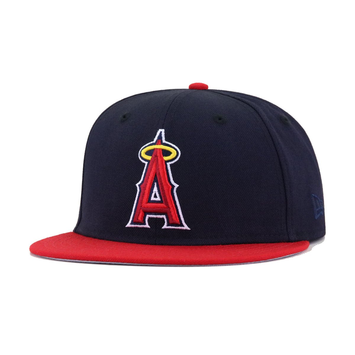 Los Angeles Angels Navy Scarlet 2002 New Era 59Fifty Fitted