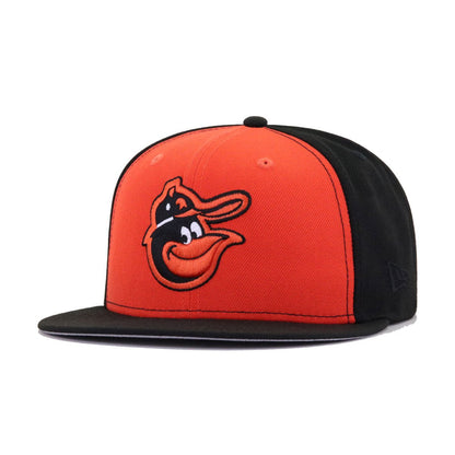 Baltimore Orioles Orange Black 1975 New Era 59Fifty Fitted
