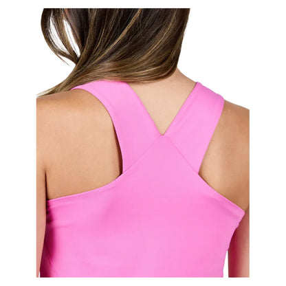 Women's Style Icons Racerback Tennis Tank Super Pink