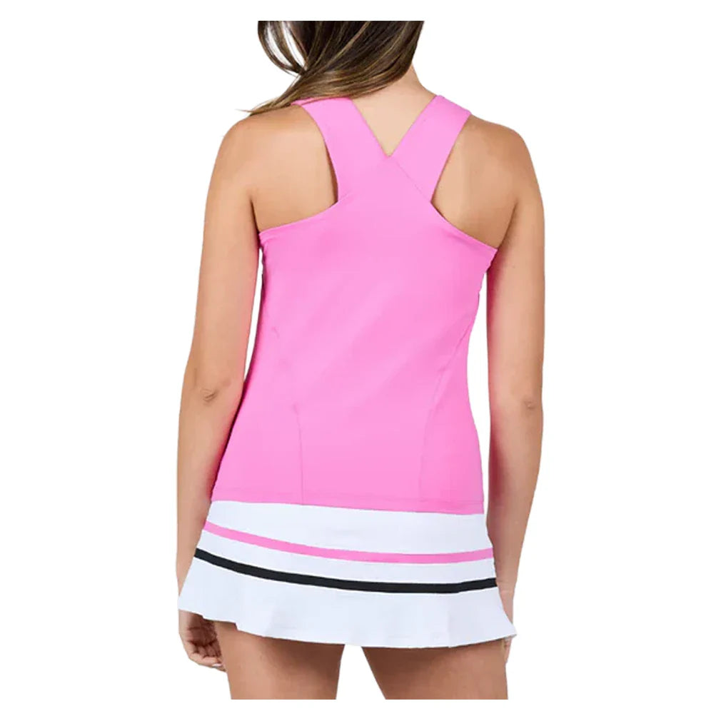 Women's Style Icons Racerback Tennis Tank Super Pink