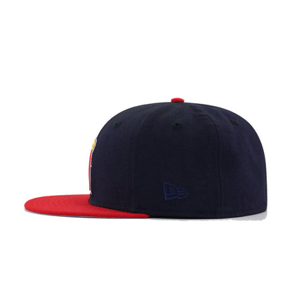 Los Angeles Angels Navy Scarlet 2002 New Era 59Fifty Fitted