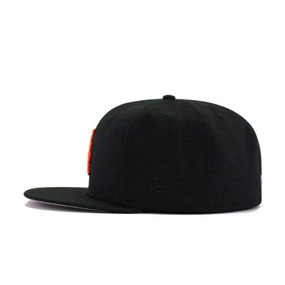 New York Mets Black Upside Down New Era 59Fifty Fitted