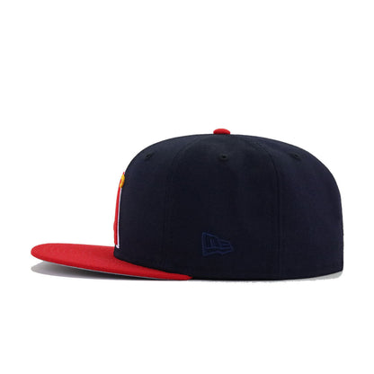 California Angels Navy Scarlet 1972 New Era 59Fifty Fitted