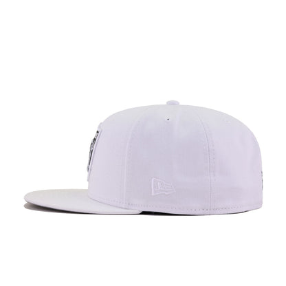 Las Vegas Raiders White New Era 59Fifty Fitted