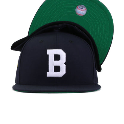 Boston Braves Navy 1948 NL Champions Green Bottom New Era 59Fifty Fitted