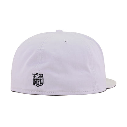 Las Vegas Raiders White New Era 59Fifty Fitted