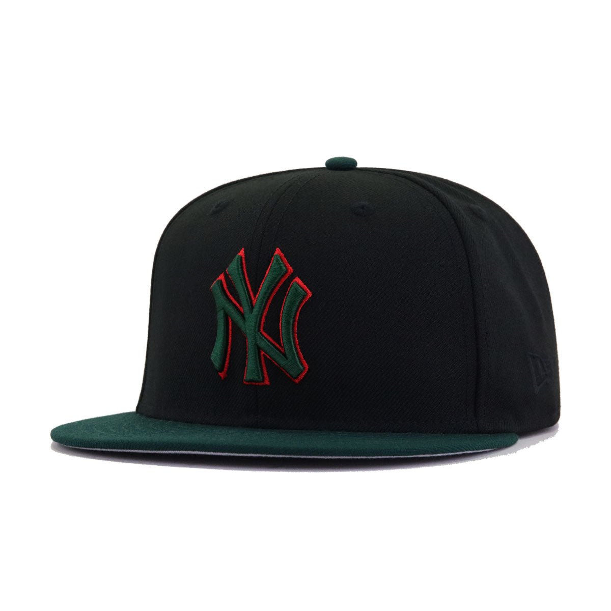 New York Yankees Black Dark Green New Era 59Fifty Fitted