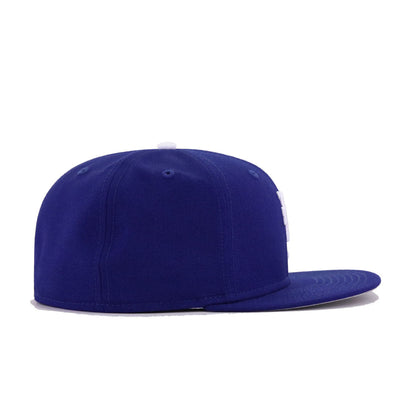 Los Angeles Dodgers Dark Royal Blue Upside Down New Era 59Fifty Fitted