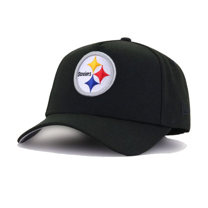 Pittsburgh Steelers Black New Era 9Forty A-Frame Snapback