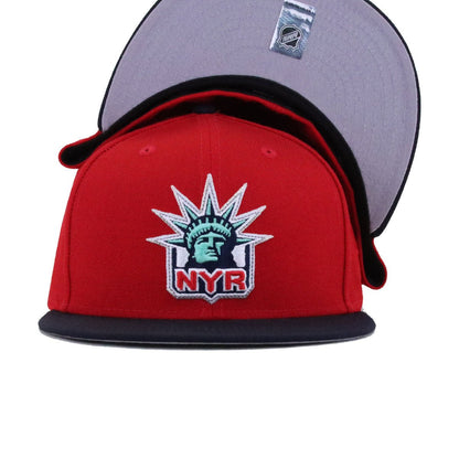 New York Rangers Scarlet Navy 1996 New Era 59Fifty Fitted