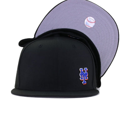 New York Mets Black Flawless New Era 59Fifty Fitted