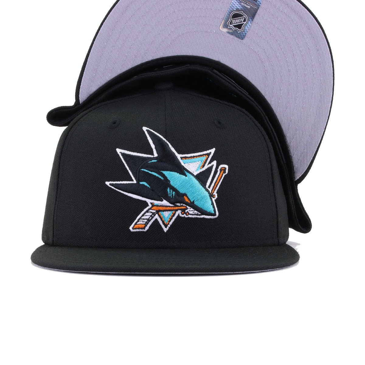 San Jose Sharks Black New Era 59Fifty Fitted
