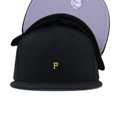Pittsburgh Pirates Black SUPER MICRO New Era 59Fifty Fitted