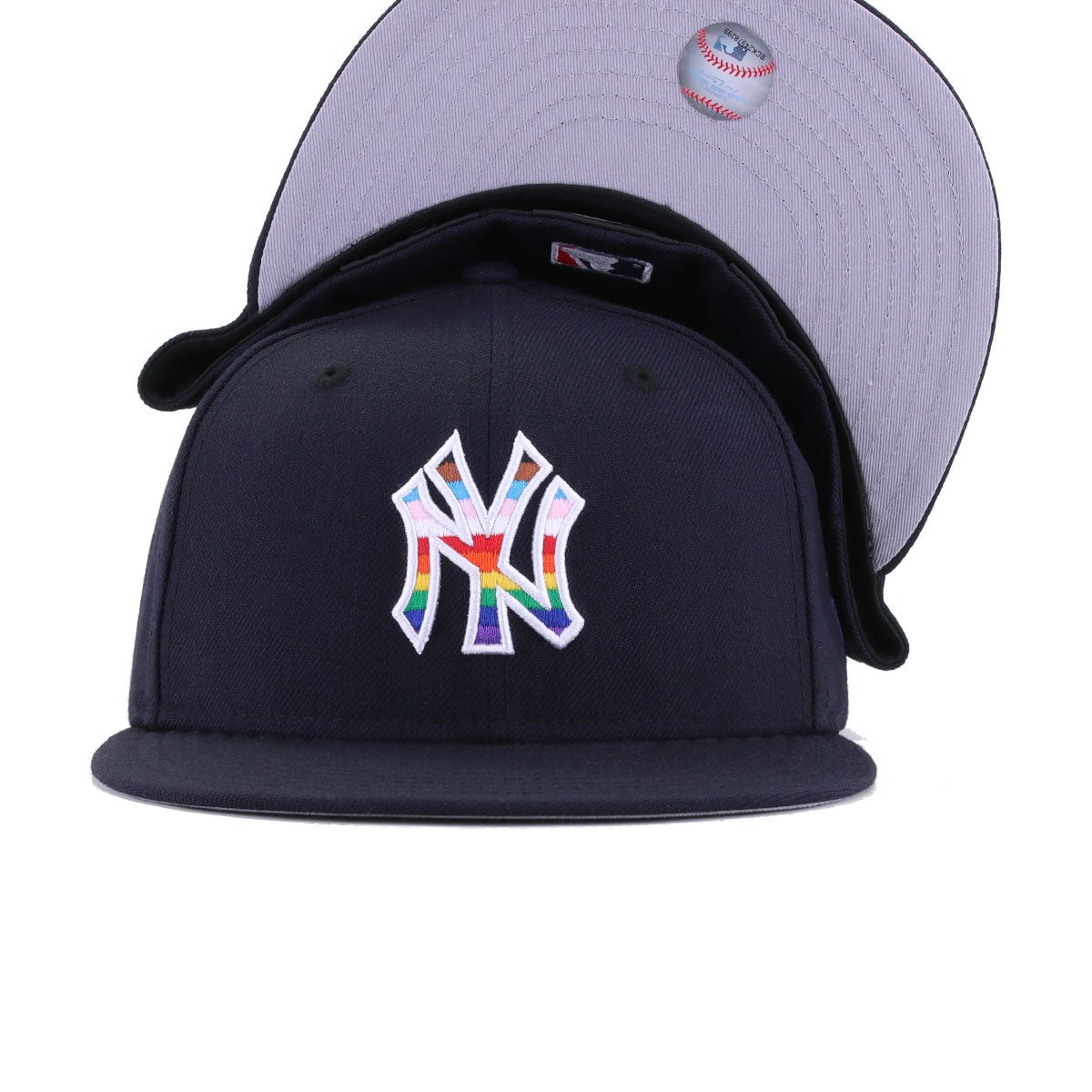 New York Yankees Navy PRIDE New Era 59Fifty Fitted