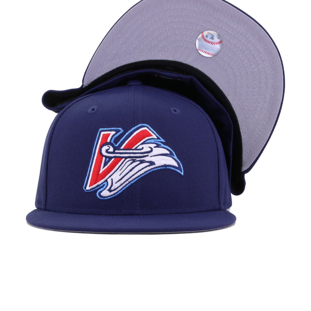 Los Angeles Angels Light Navy Upside Down New Era 59Fifty Fitted
