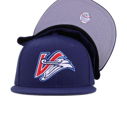 Los Angeles Angels Light Navy Upside Down New Era 59Fifty Fitted