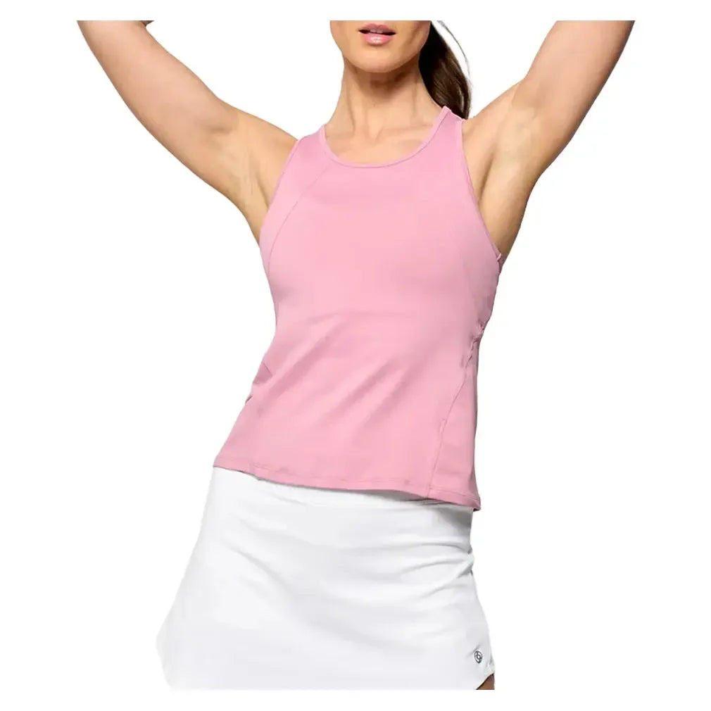 Women's Daily Tennis Tank Antique Rose-Apparel-Lija-25A-1892T3ARTF25-Tennis Express